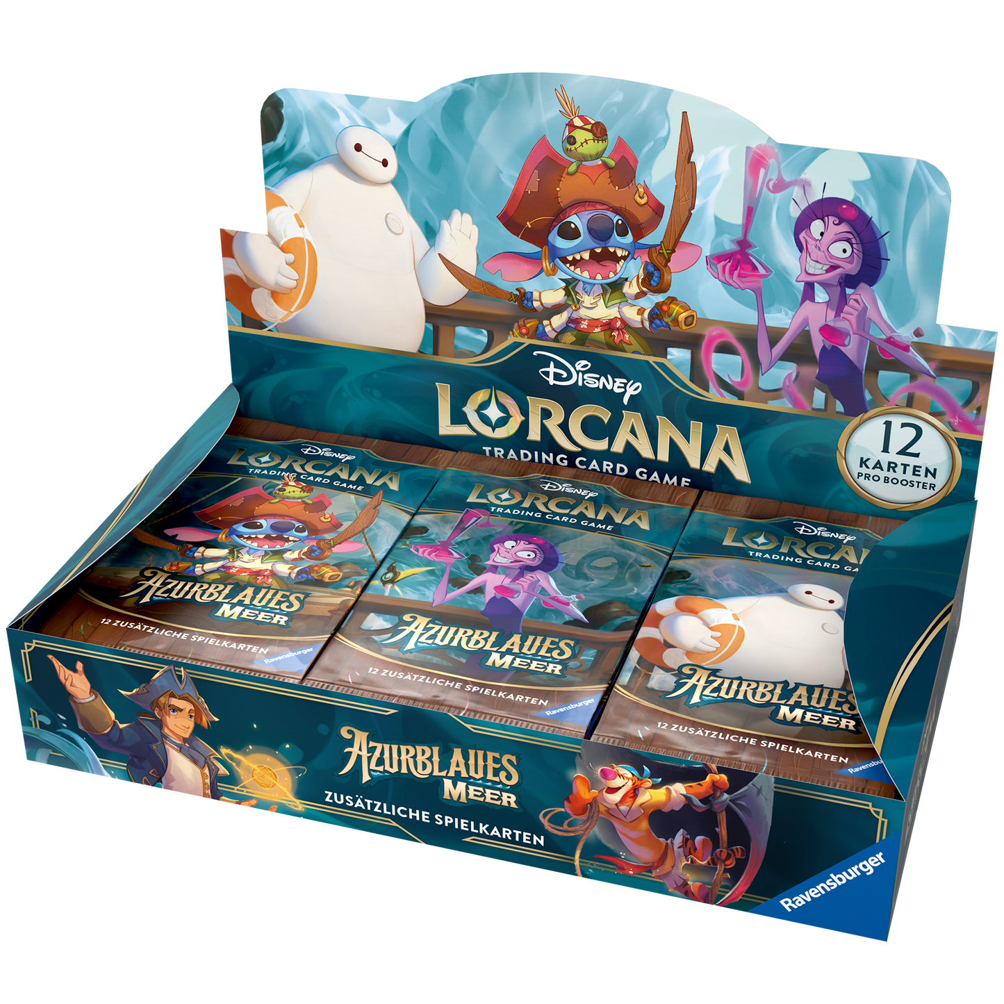 Disney Lorcana - Azurblaues Meer: Display (24 Booster) - DE