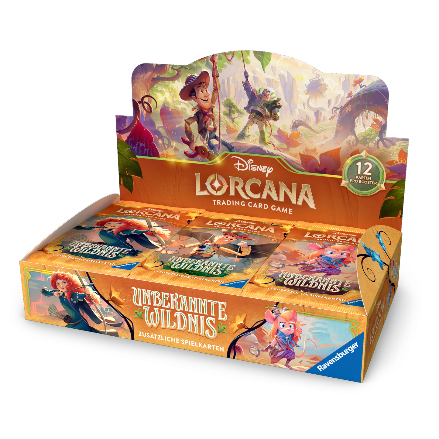 Disney Lorcana - Unbekannte Wildnis: Display (24 Booster) - DE