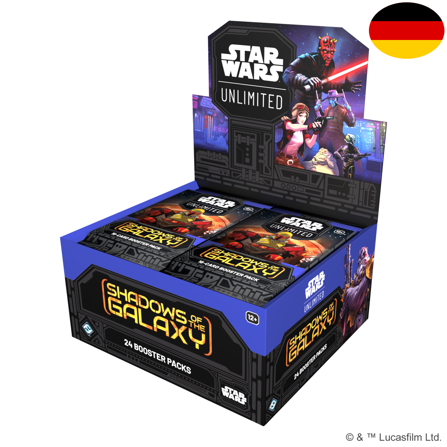 Star Wars Unlimited: Schatten der Galaxies: Display (24 Booster) - DE