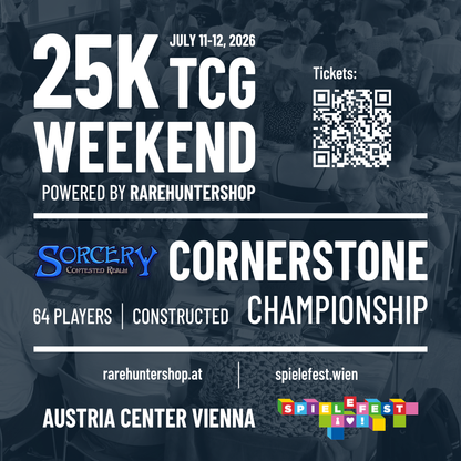 25K TCG Weekend - Sorcery Cornerstone Championship (Main Event & Spielefest Ticket)