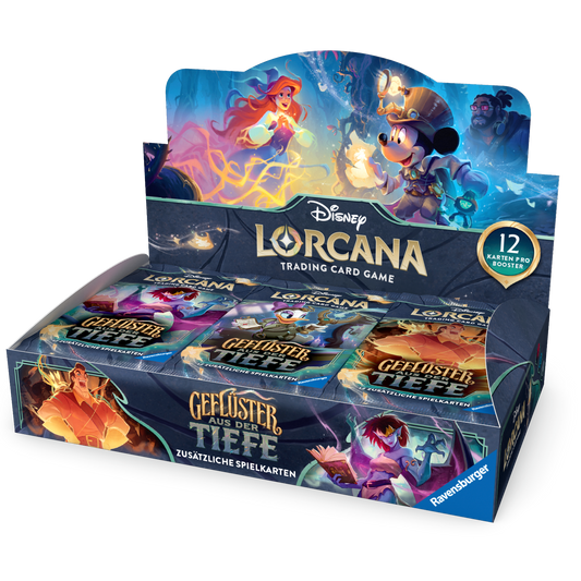 Disney Lorcana - Geflüster aus der Tiefe: Display (24 Booster) - DE